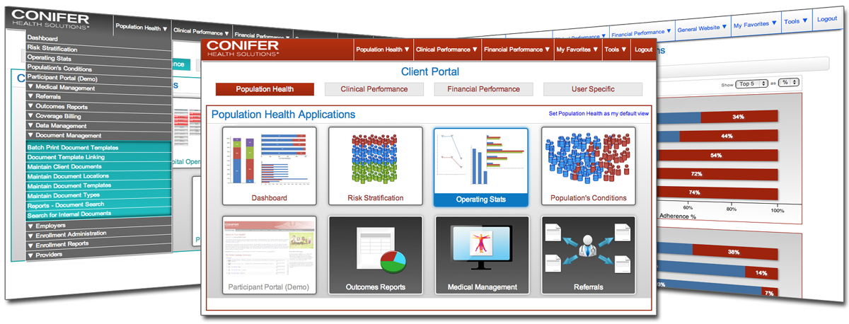 Client Portal w/ multiple theme options